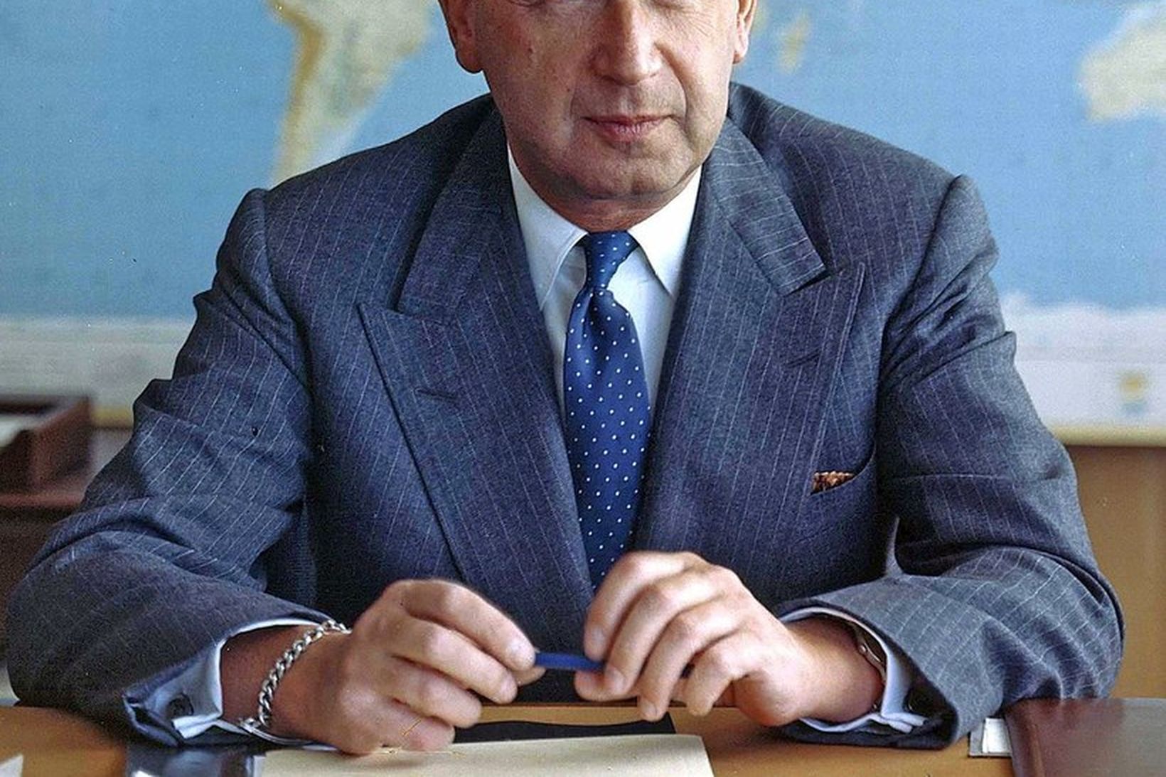 Dag Hammarskjöld, framkvæmdastjóri Sameinuðu þjóðanna 1953-1961.