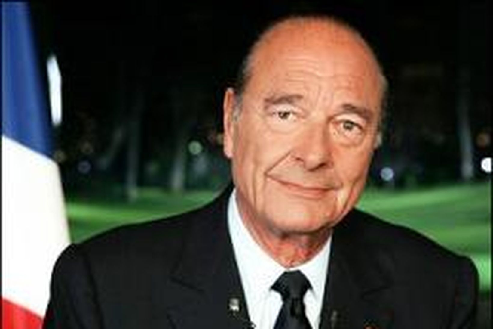 Jacques Chirac Frakklandsforseti.