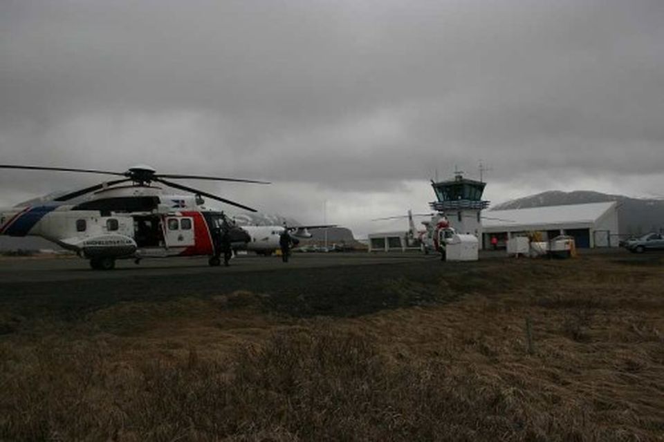 Flugvélakostur Landhelgisgæslunnar á Höfn í Hornafirði.