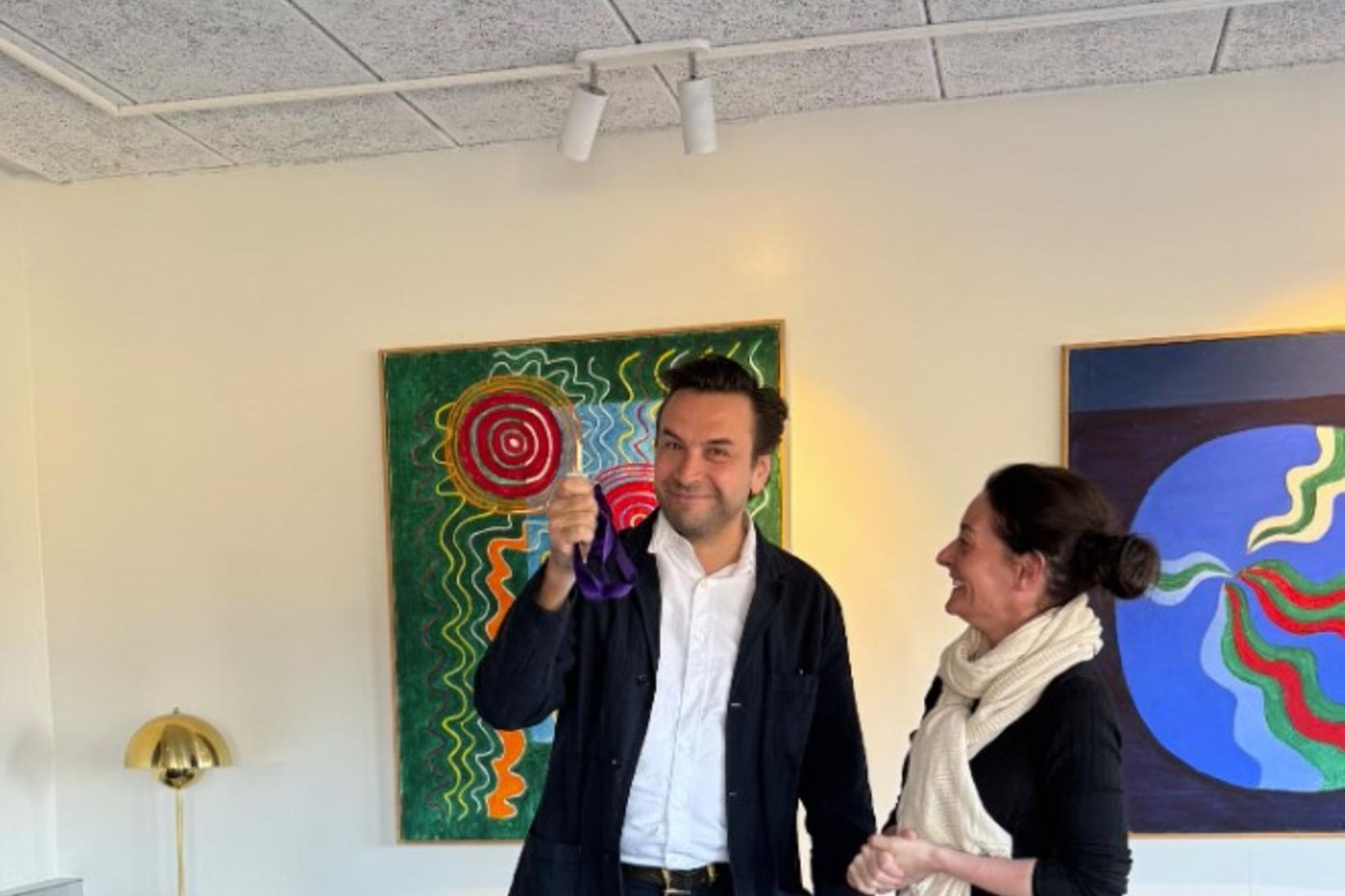Egill Heiðar Anton Pálsson og Brynhildur Guðjónsdóttir.