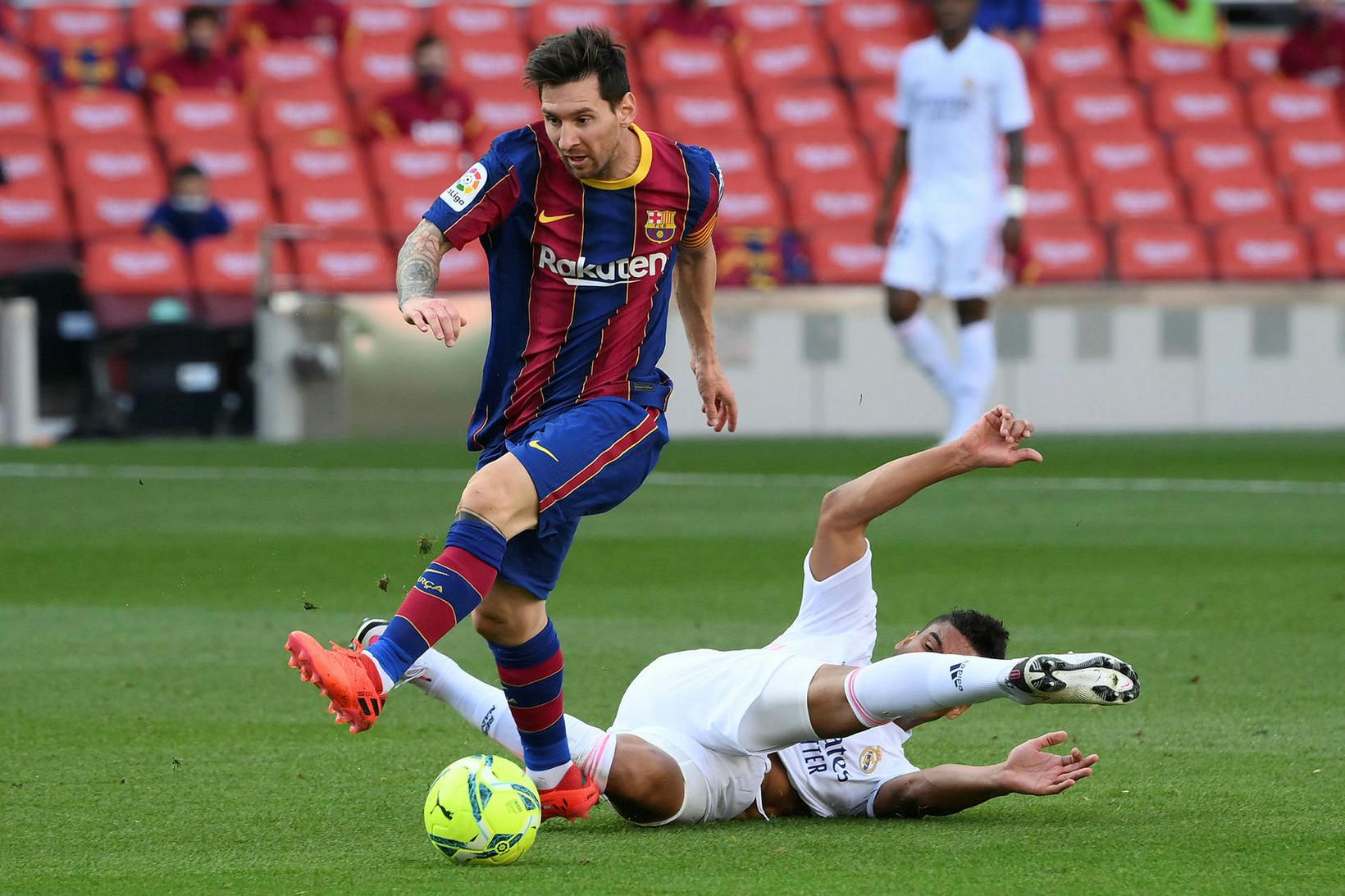 Lionel Messi verður í eldlínunni með Barcelona í Meistaradeildinni í …