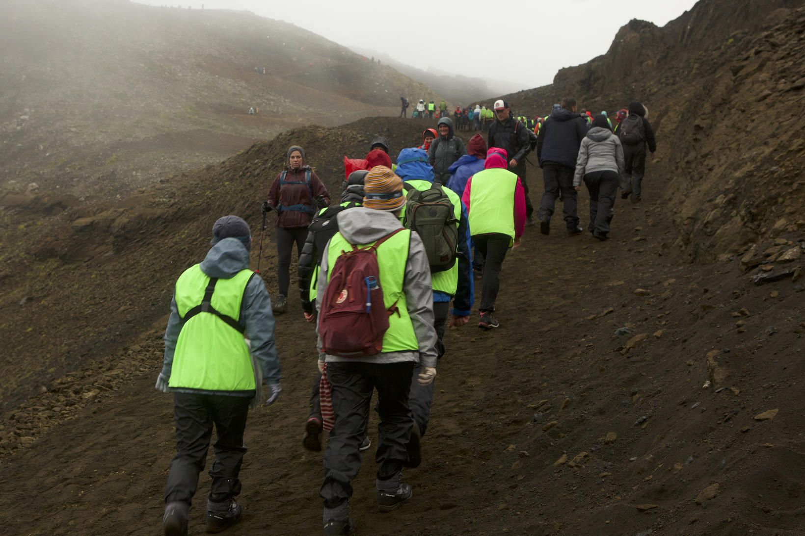 Landverðir sjá m.a. um eftirlit með göngustígum.