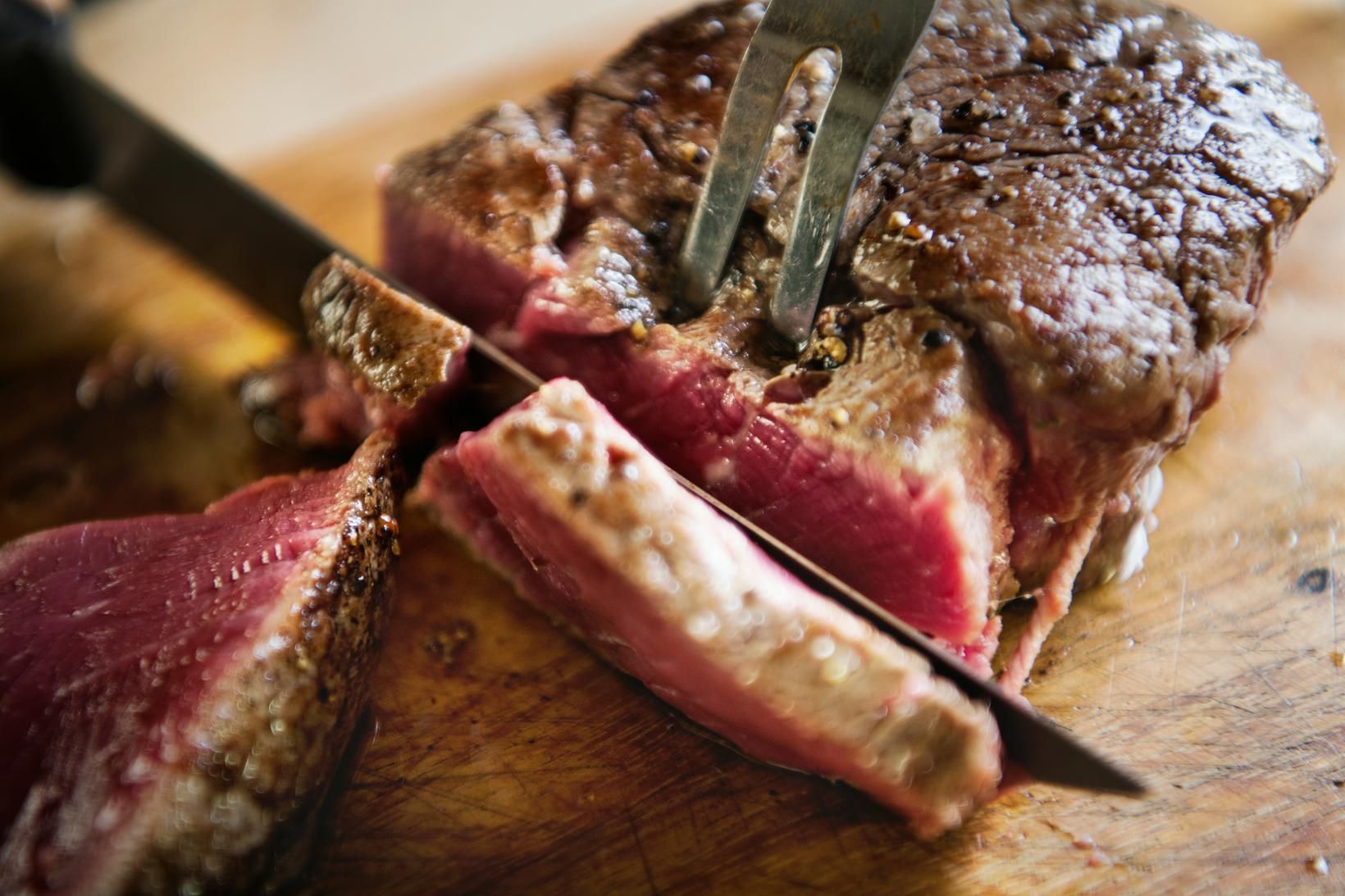 Straujárnssteik eða „Flat iron steak“ eins og hún er kölluð …