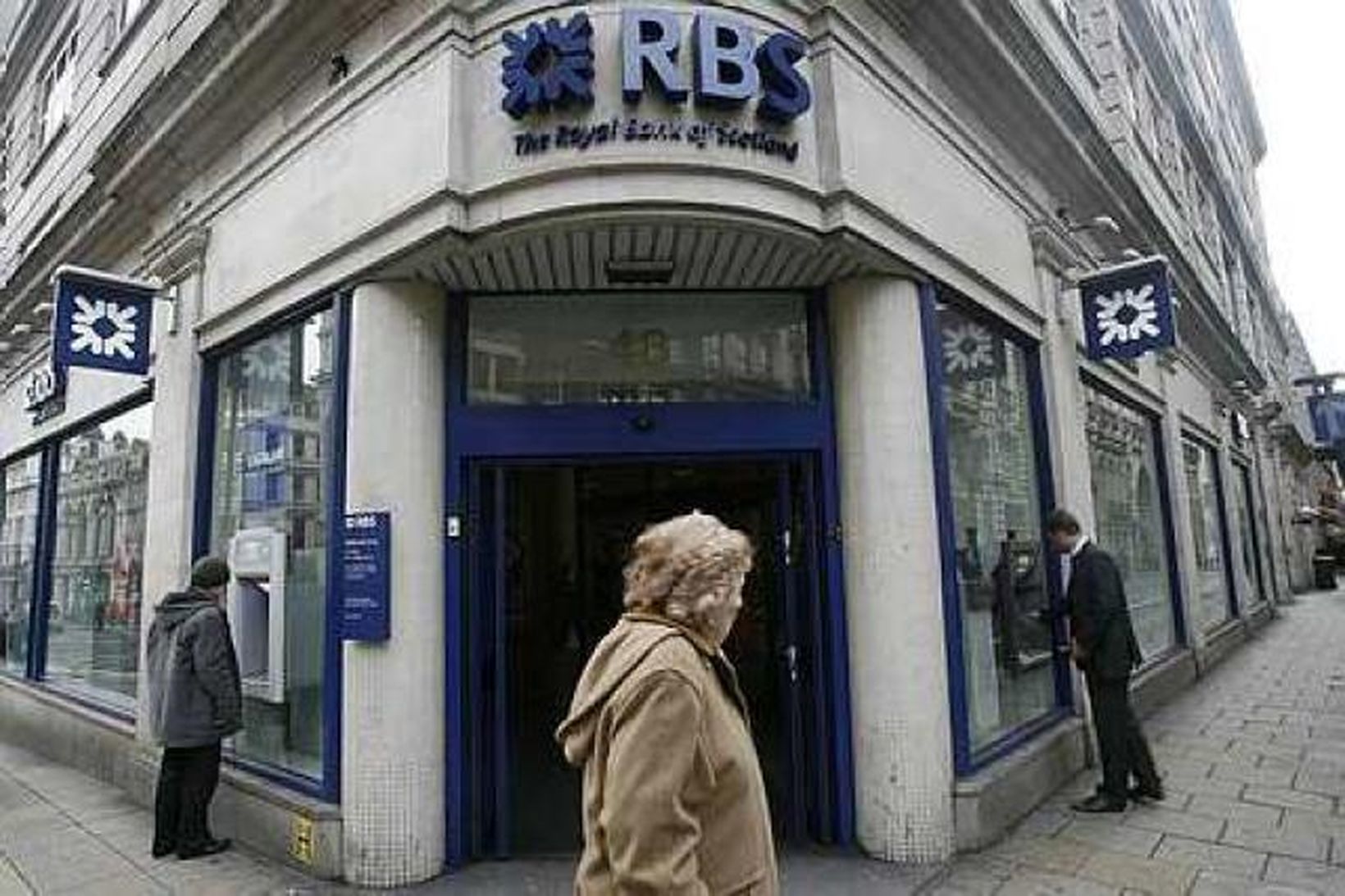 Útibú Royal Bank of Scotland í miðborg Lundúna.