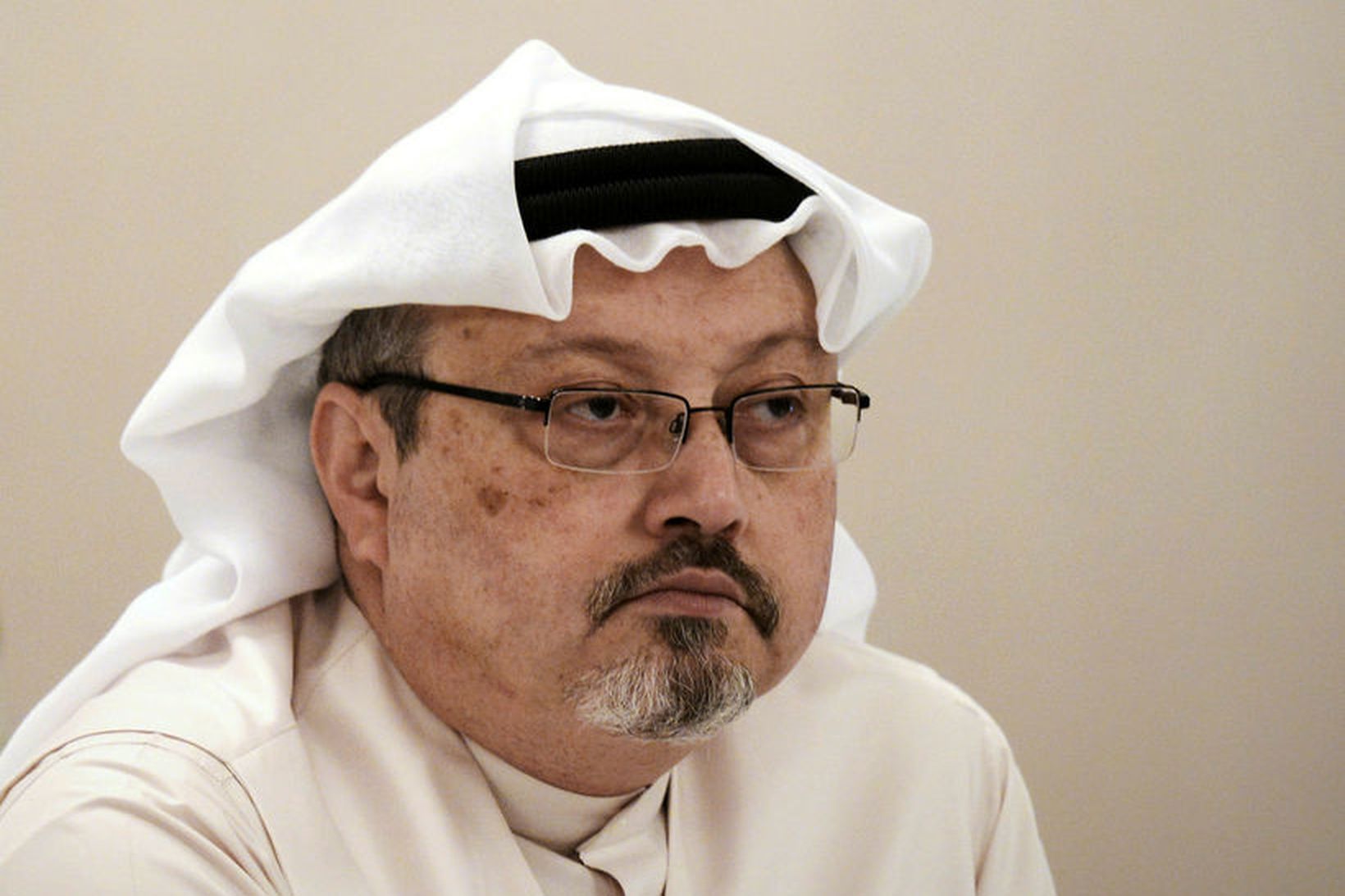 Jamal Khashoggi, blaðamaður og rithöfundur.