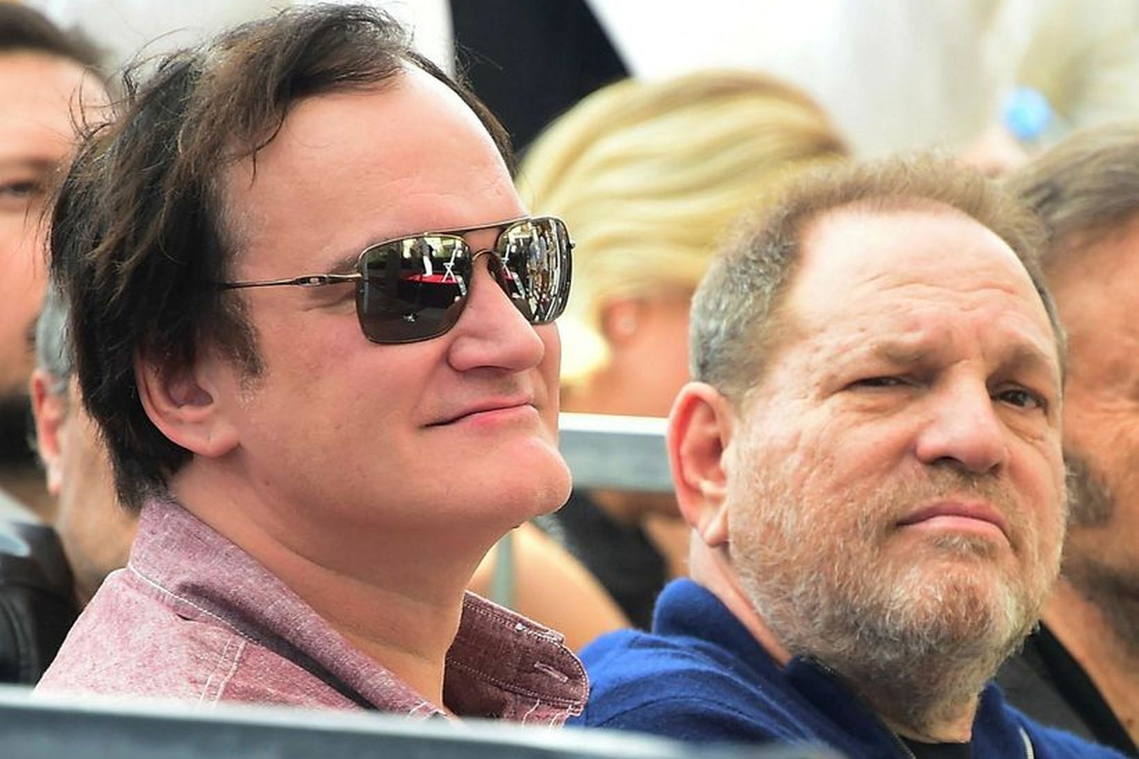 Quentin Tarantino og Harvey Weinstein í febrúar á síðasta ári.