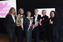 Elísabet Sveinsdóttir, Álfheiður Ingadóttir, Hildigunnur Ólafsdóttir, Ásdís Rafnar, Gróa Ásgeirsdóttir og Guðný Pálsdóttir.