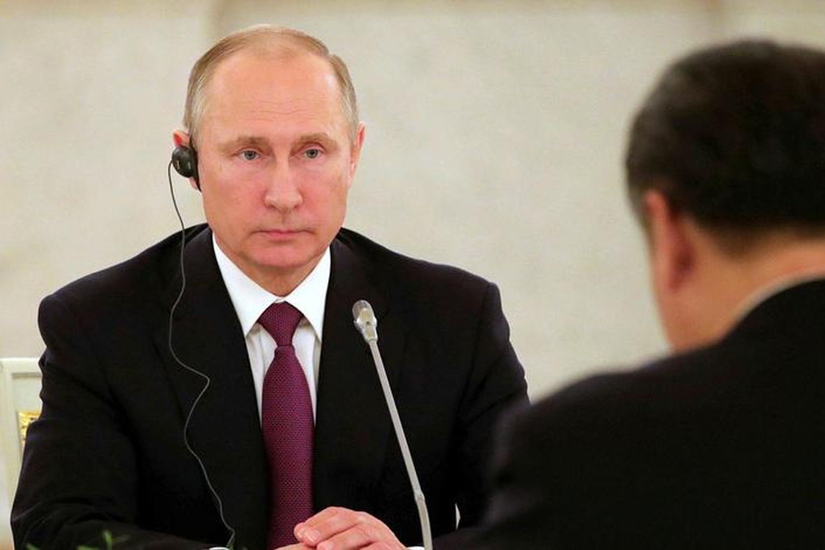 Vladimir Putin og Xi Jinping ræða saman í Mosvku í …