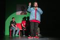 Gaman Valdimar sýnir á sér nýja hlið í leikritinu <strong><em>Óbærilegur léttleiki knattspyrnunnar</em></strong> í Borgarleikhúsinu.