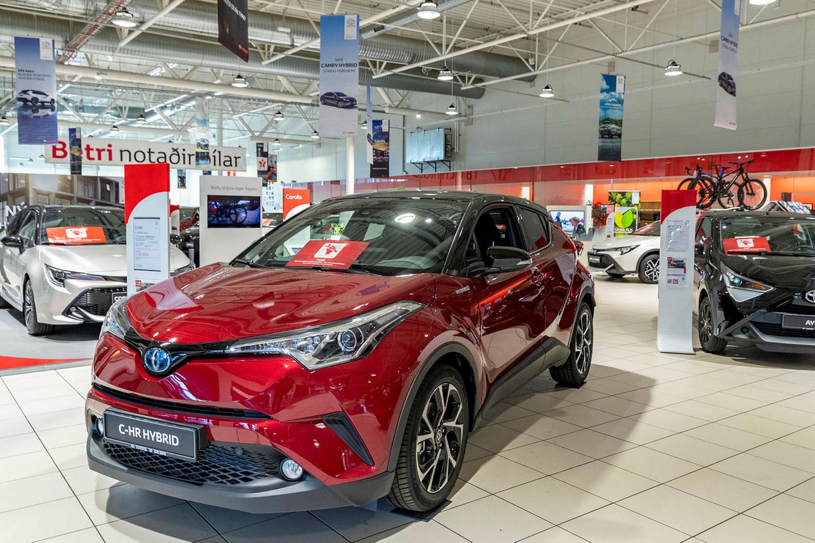 Toyota hefur lengi haft sterka markaðsstöðu á Íslandi.