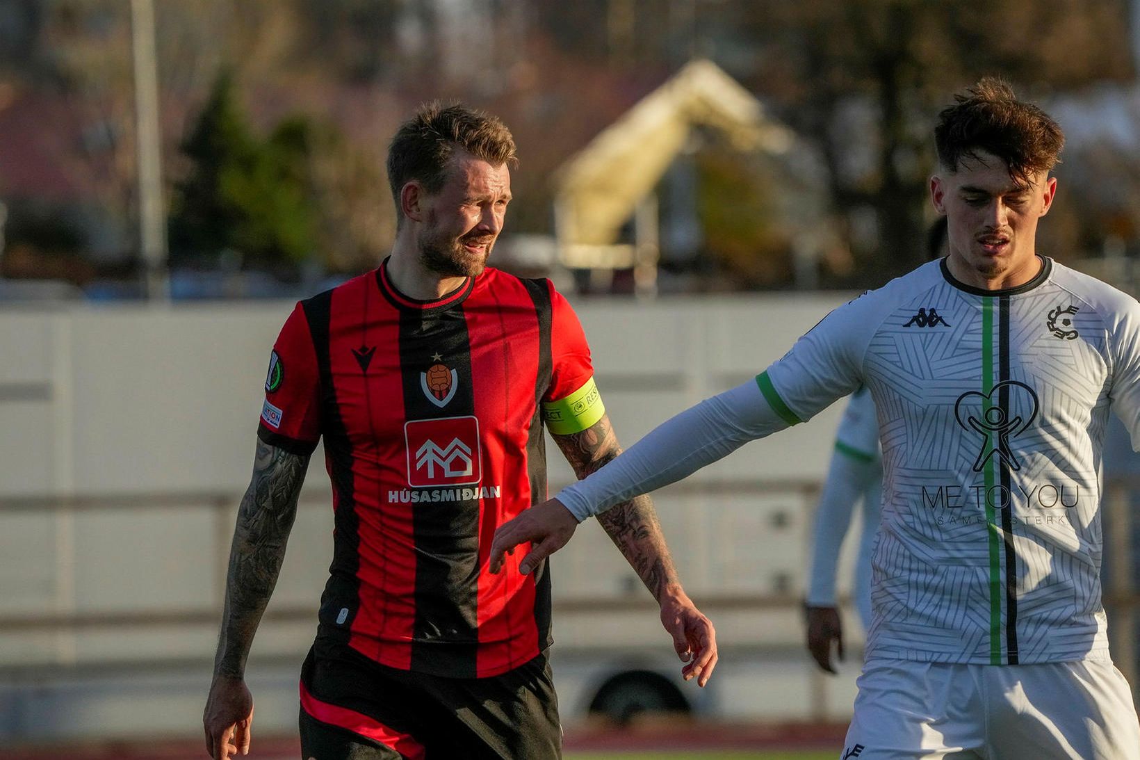 Nikolaj Hansen í leiknum gegn Cercle Brugge.