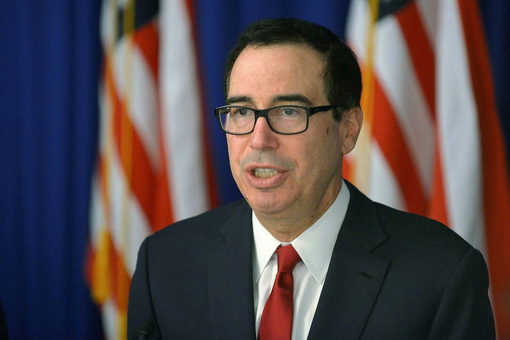 Steven Mnuchin, fjármálaráðherra Bandaríkjanna.