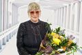 Maístjarnan í ár Þórdís Gísladóttir veitti ljóðabókaverðlaununum viðtöku í Þjóðarbókhlöðunni síðdegis í gær.