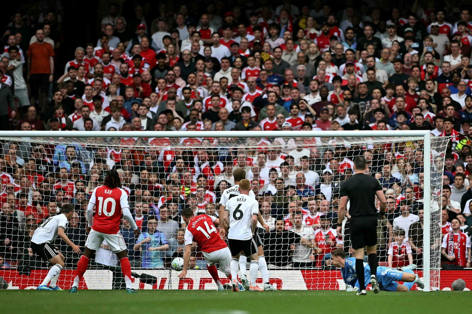 Arsenal - Fulham, staðan er 1:0
