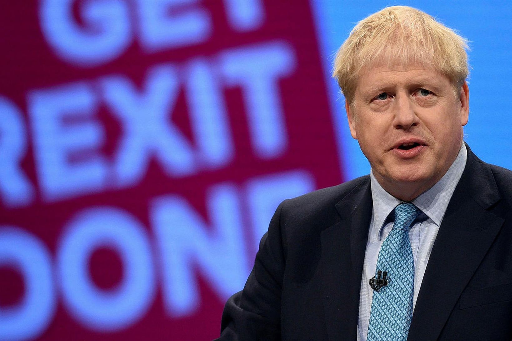 Boris Johnson, forsætisráðherra Bretlands, hyggst fagna upphafi nýrra tíma í …
