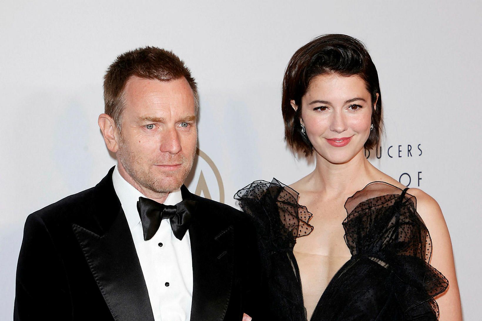 Ewan McGregor og Mary Elizabeth Winstead eru hamingjusöm.