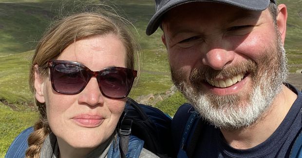 Ingvi ásamt eiginkonu sinni Sigríði.