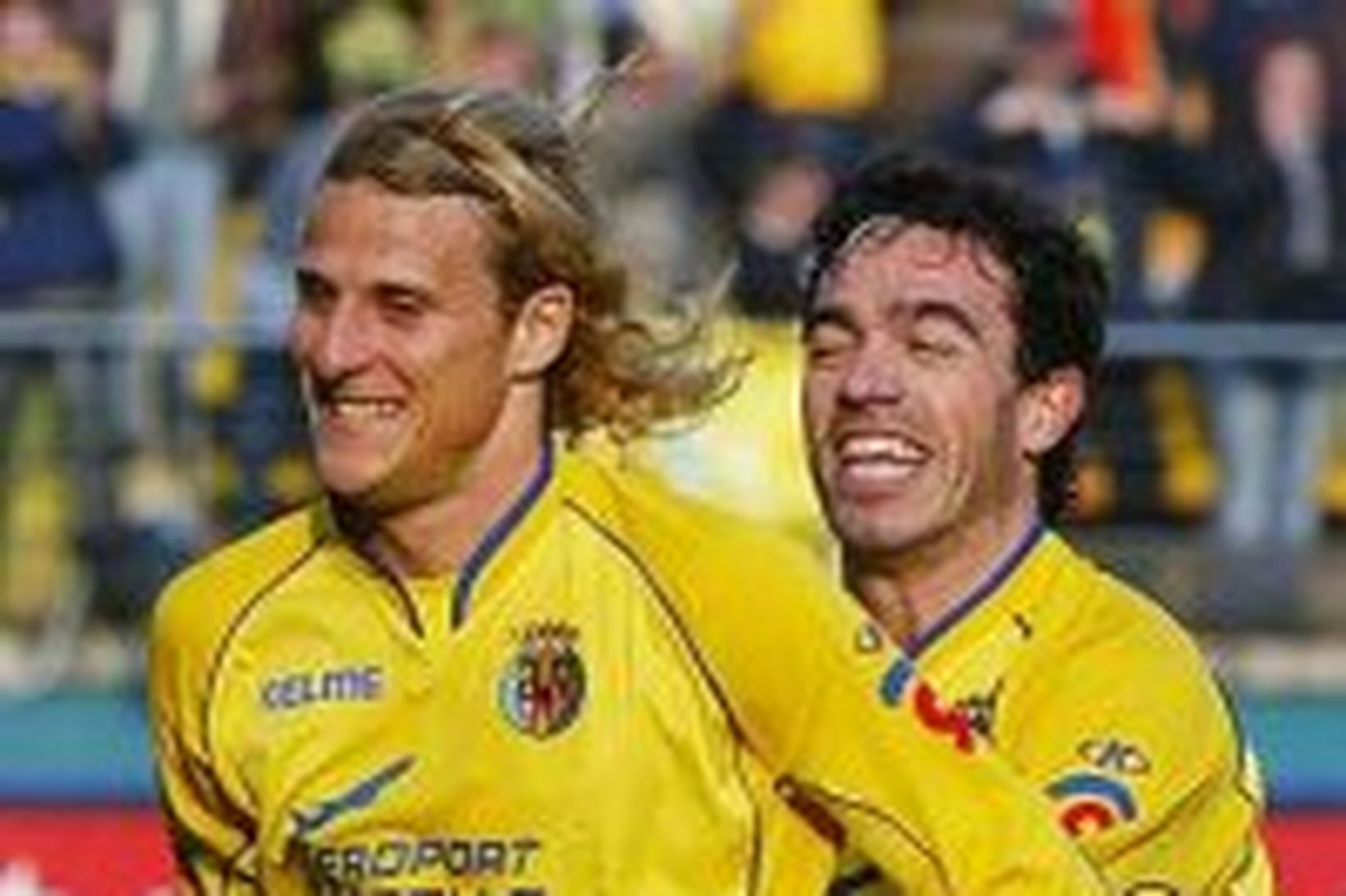 Diego Forlan skoraði tvö mörk fyrir Villareal í dag.