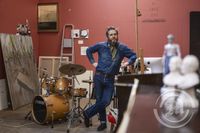 Ragnar Kjartansson á vinnustofunni sinni