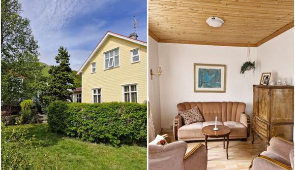 Viltu sofa í gula húsinu á Sauðárkróki?