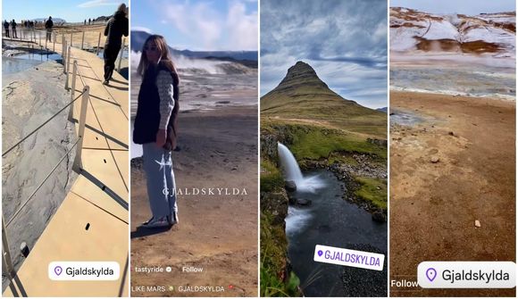 Ferðamenn yfir sig hrifnir af Gjaldskyldu
