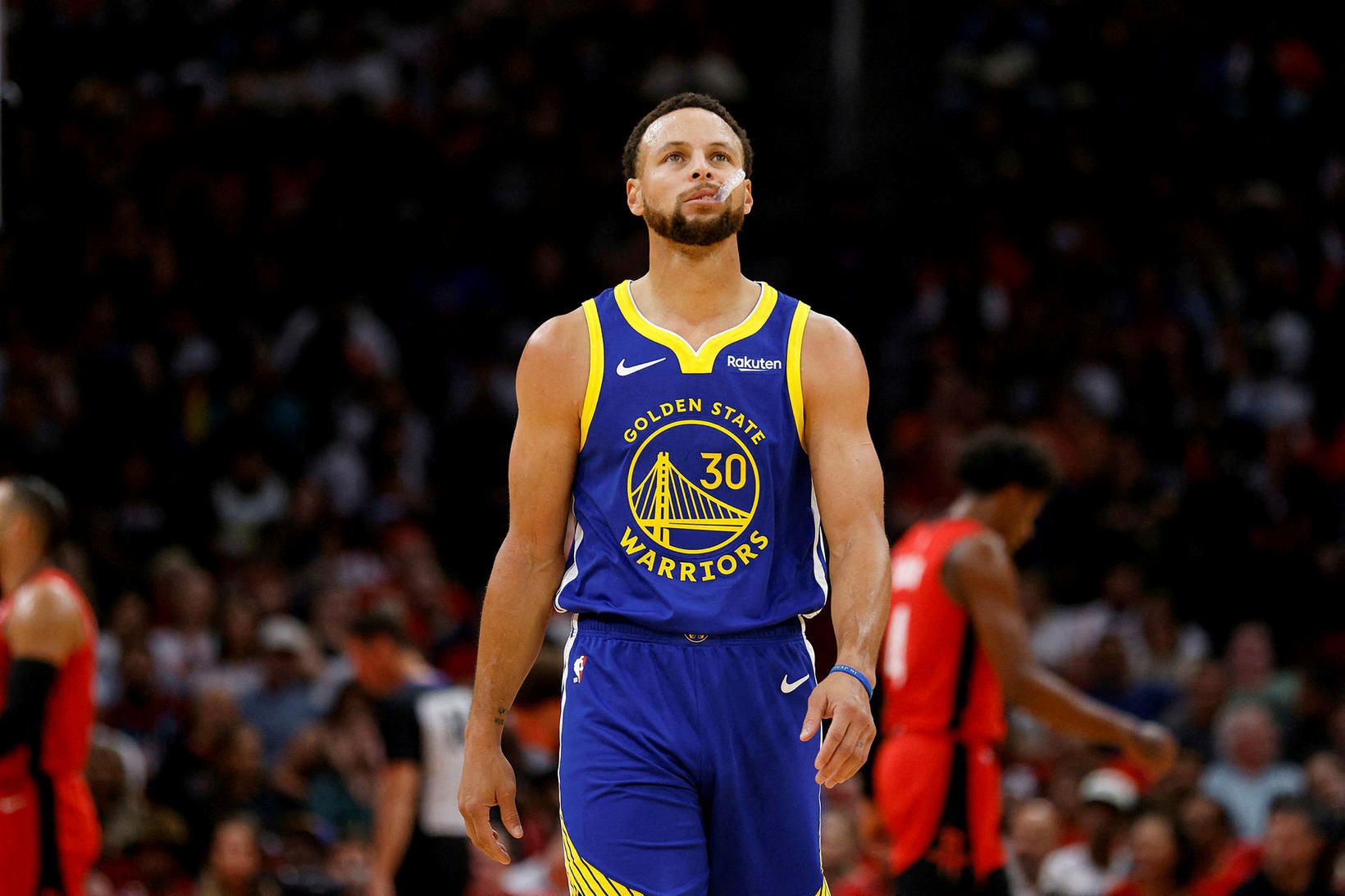 Stephen Curry tryggði Golden State sigurinn.