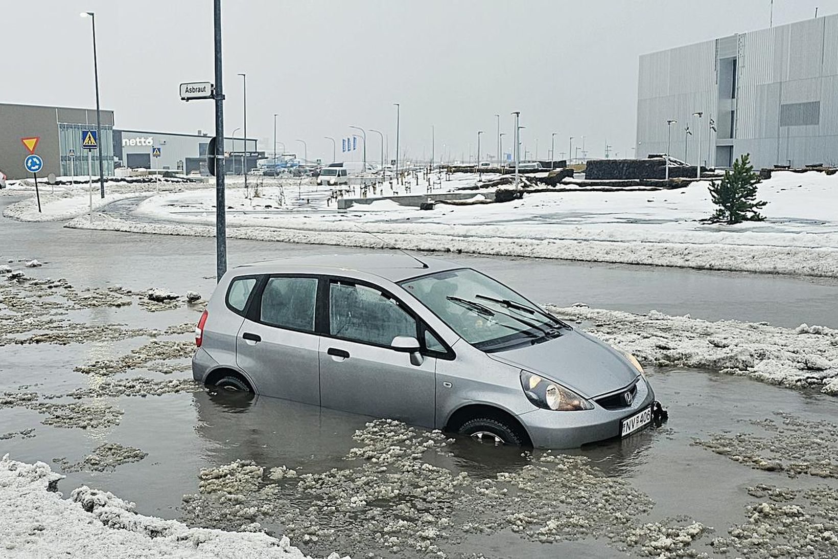 Frá Vallarhverfinu í Hafnarfirði.