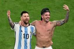 Lionel Messi og Rodrigo De Paul verða liðsfélagar hjá Inter Miami.