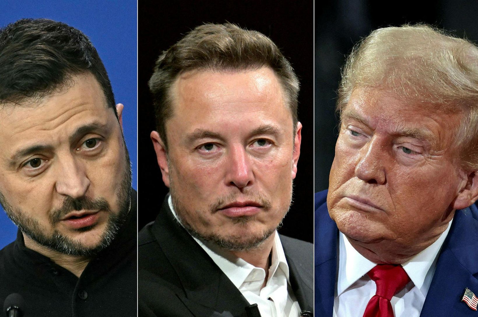 Elon Musk með á símafundi Trumps og Selenskís