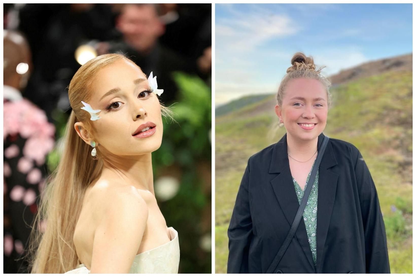 Poppstjarnan Ariana Grande deildi ábreiðu íslensku söngkonunar RAVEN á Instagram-reikningi …