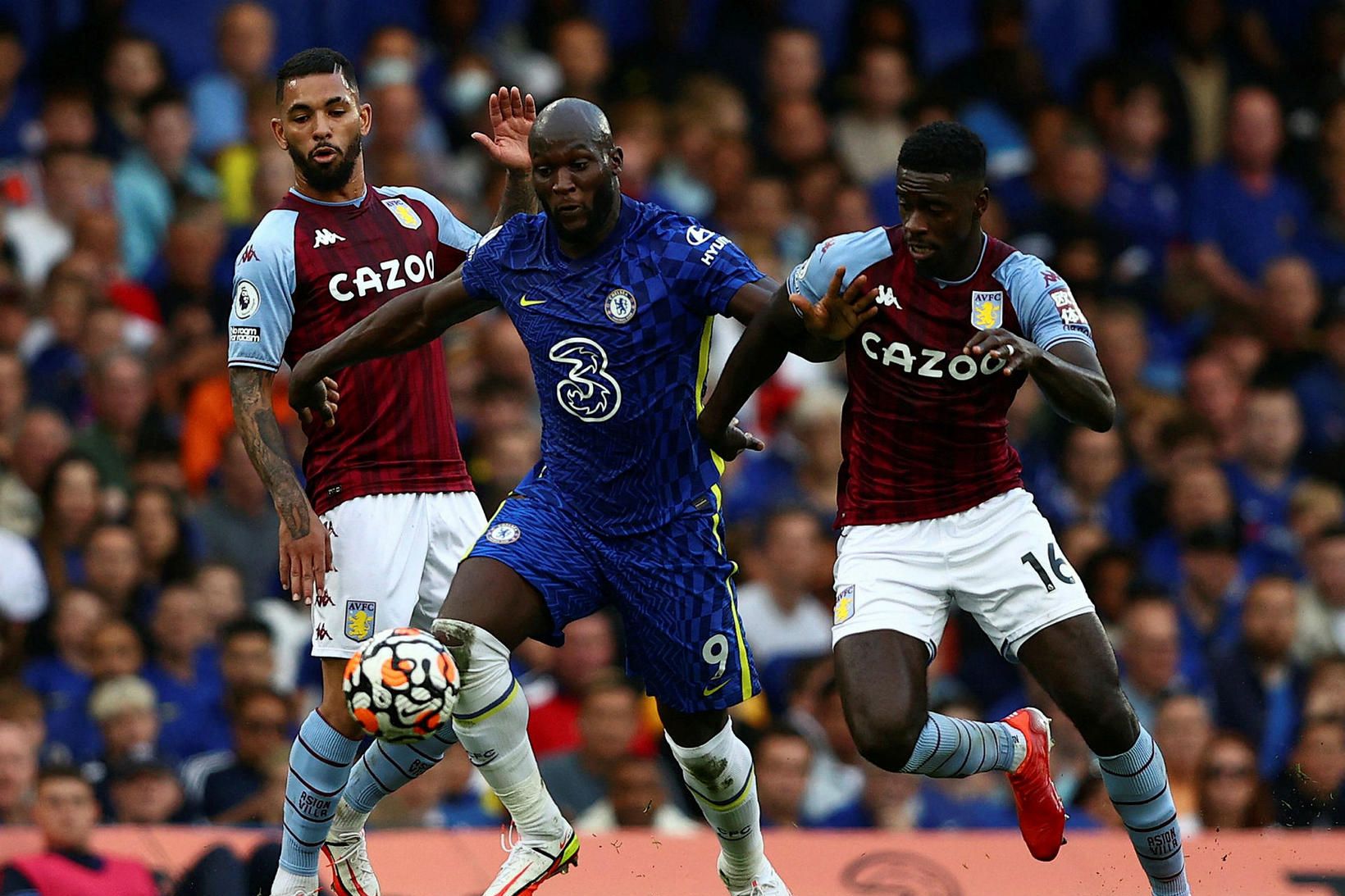 Romelu Lukaku skoraði tvö mörk.