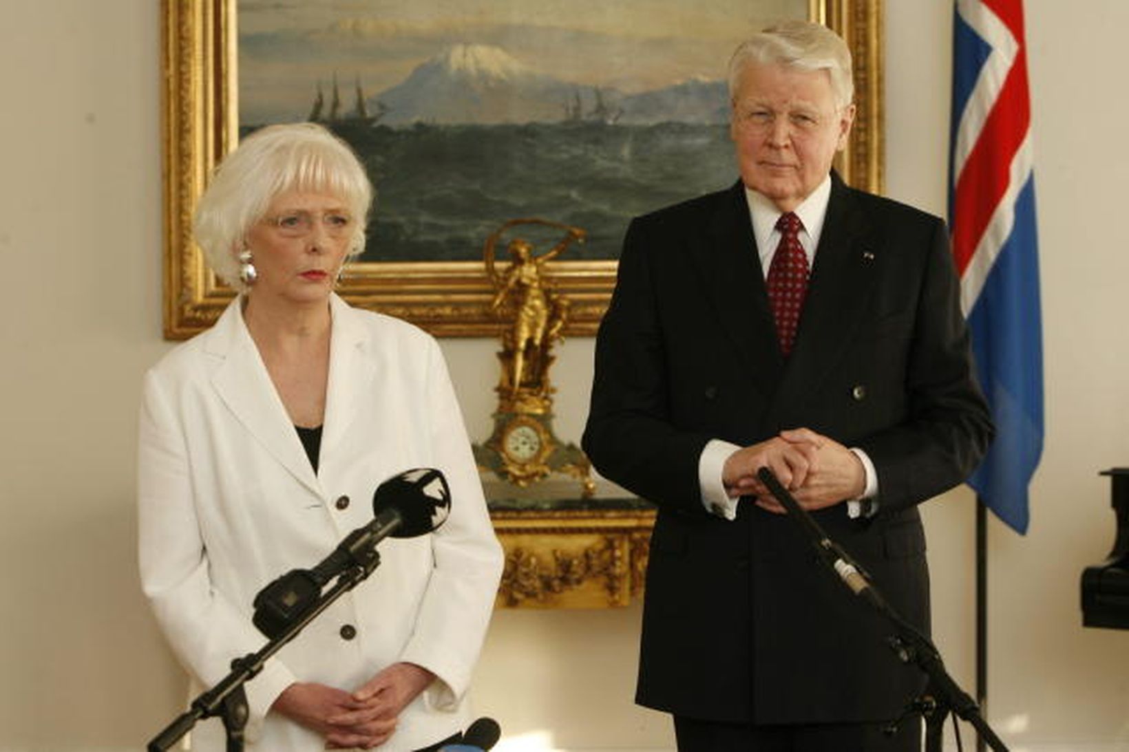 Jóhanna Sigurðardóttir og Ólafur Ragnar Grímsson