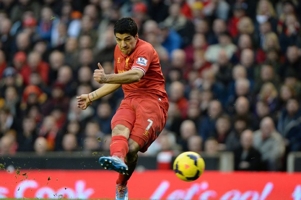 Luis Suárez fór á kostum með Liverpool á síðustu leiktíð.