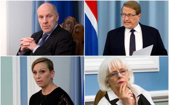 Steingrímur J. Sigfússon, Birgir Ármannsson, Unnur Brá Konráðsdóttir og Jóhanna Sigurðardóttir ræddu við Morgunblaðið um …
