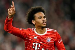Leroy Sane í búningi Bayern München.