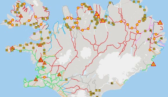 Vegalokanir fyrir norðan, vestan og austan