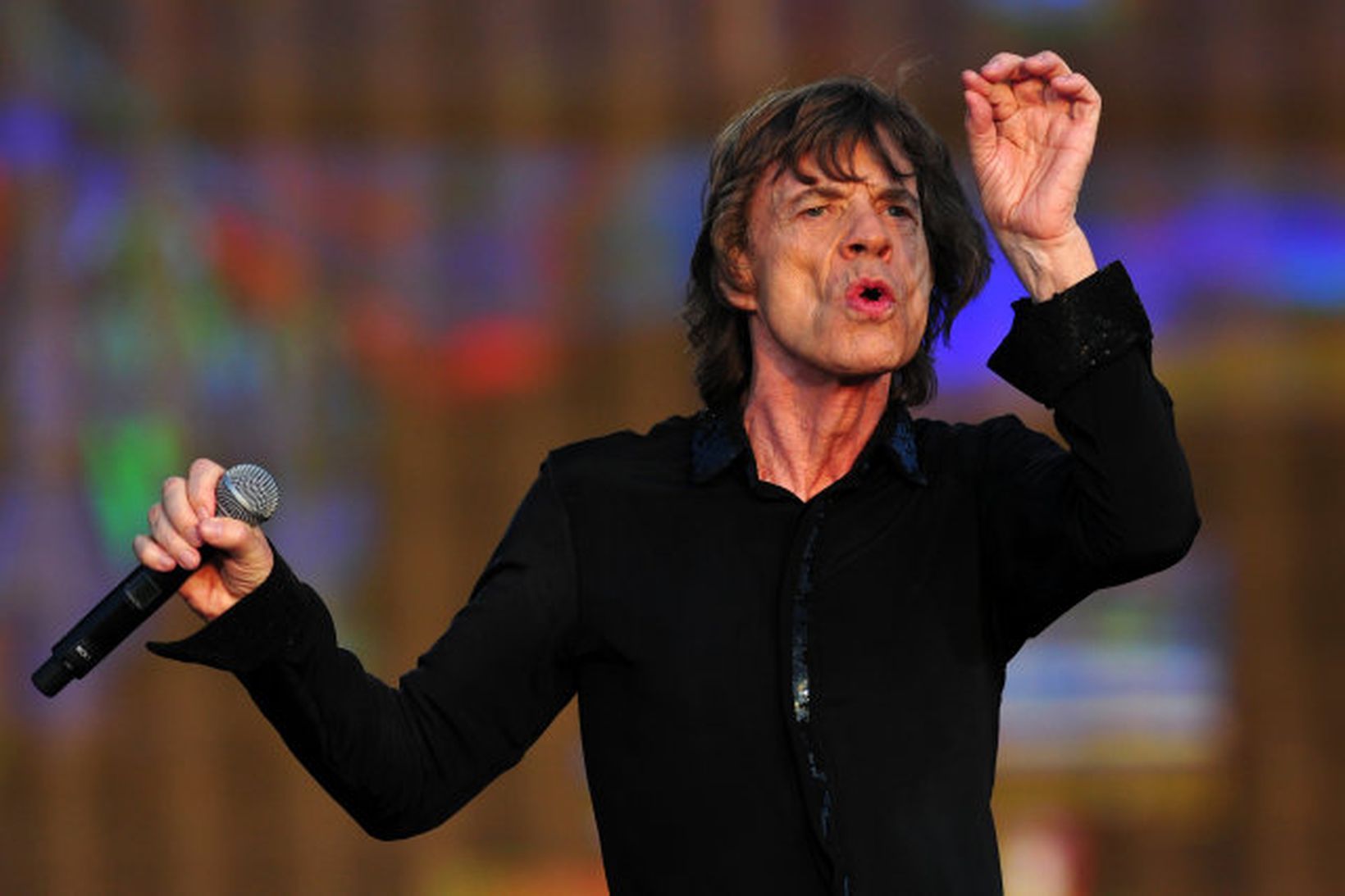 Mick Jagger með Rolling Stones í Hyde Park nú í …