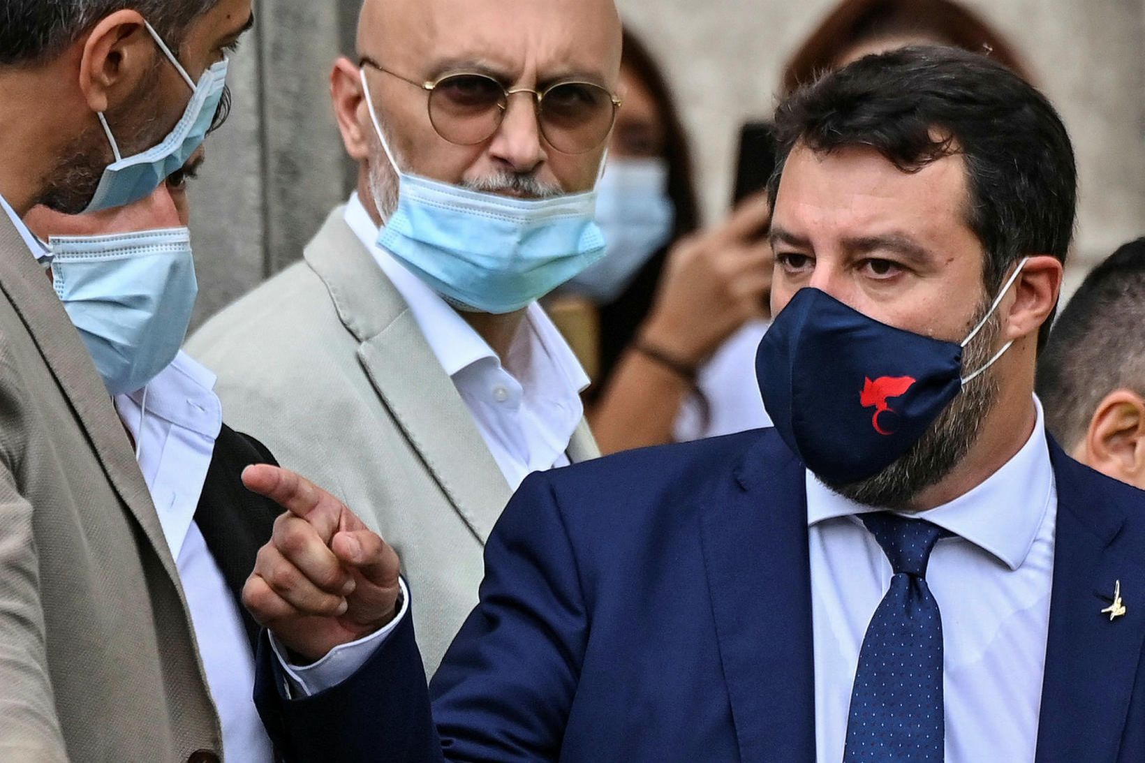 Matteo Salvini er formaður Bandalagsins.