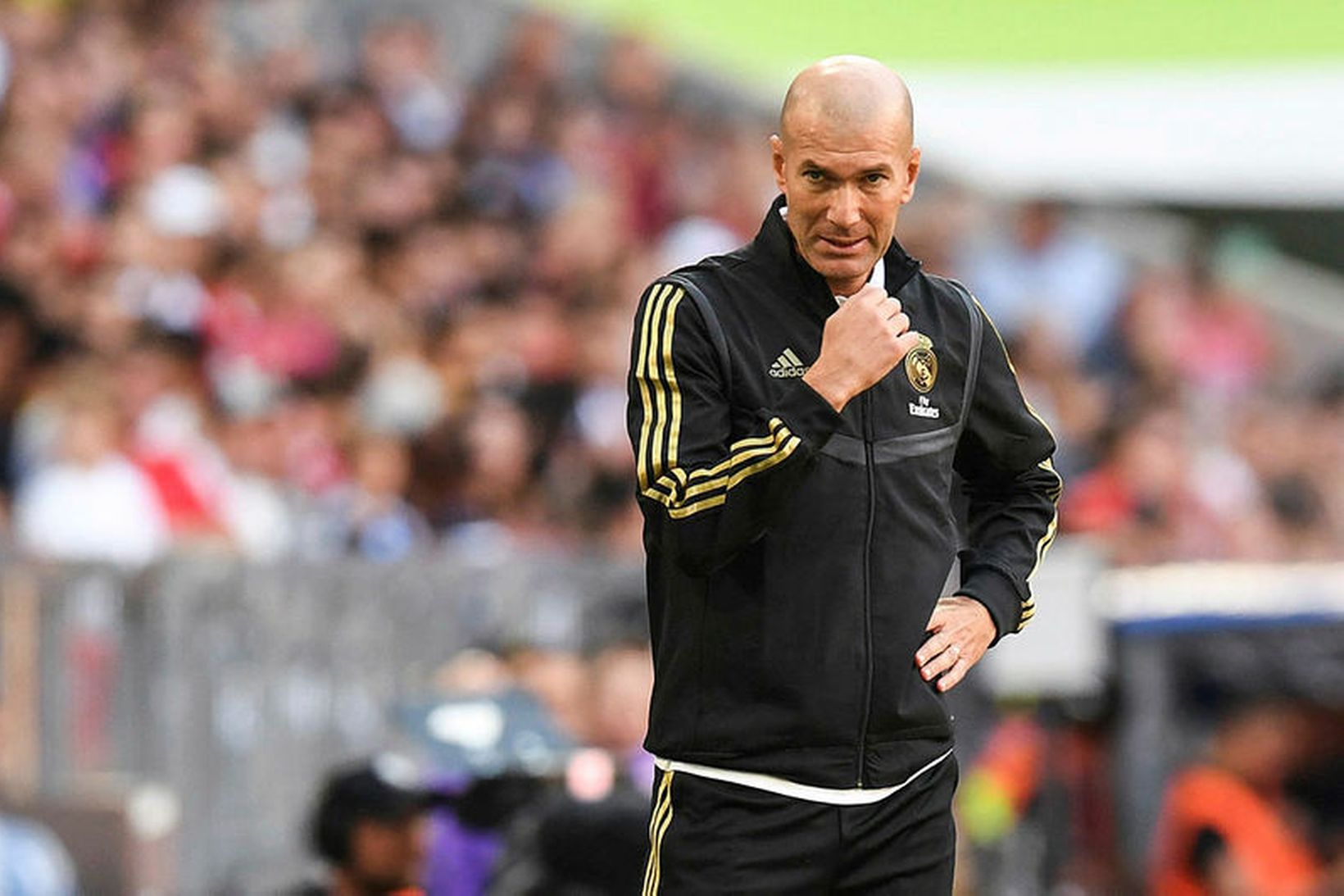 Zinedine Zidane þjálfari Real Madrid.