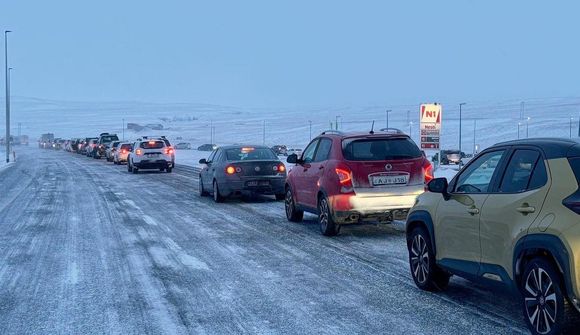 Holtavörðuheiði gæti lokast með stuttum fyrirvara