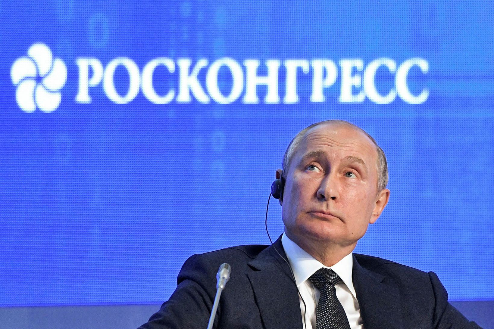 Vladimir Putin Rússlandsforseti segir engan hafa útskýrt fyrir Gretu Thunberg …