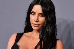 Kim Kardashian þakkar vegan fæðu fyrir mjótt mittismál.