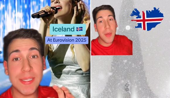 Segir Ísland líklegt til að vinna Eurovision 2025