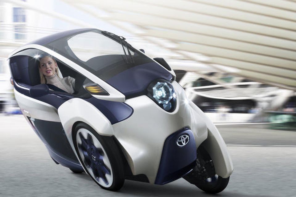 Toyota i-Road er enn á hugmyndastigi.