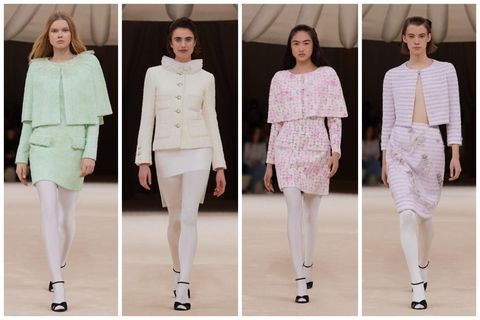 Fegurðin var mikil þegar Chanel sýndi haute couture línu sína fyrir vor-og sumar 2024.