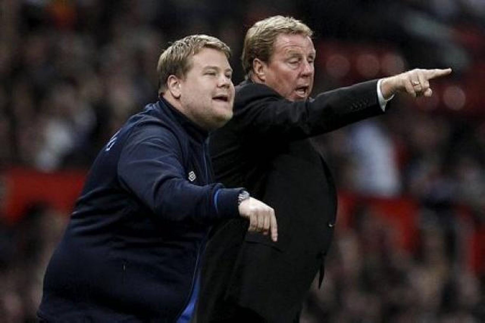 Harry Redknapp og Kevin Bond í leik með Tottenham.