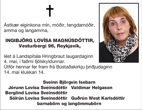 Ingibjörg Lovísa Magnúsdóttir,