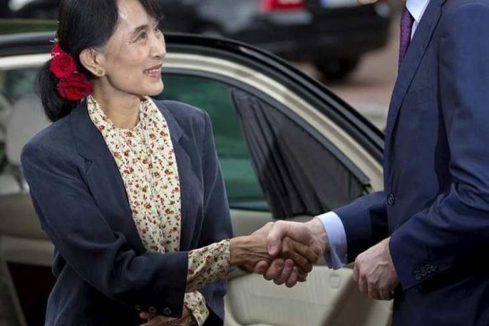 Aung San Suu Kyi í Ósló