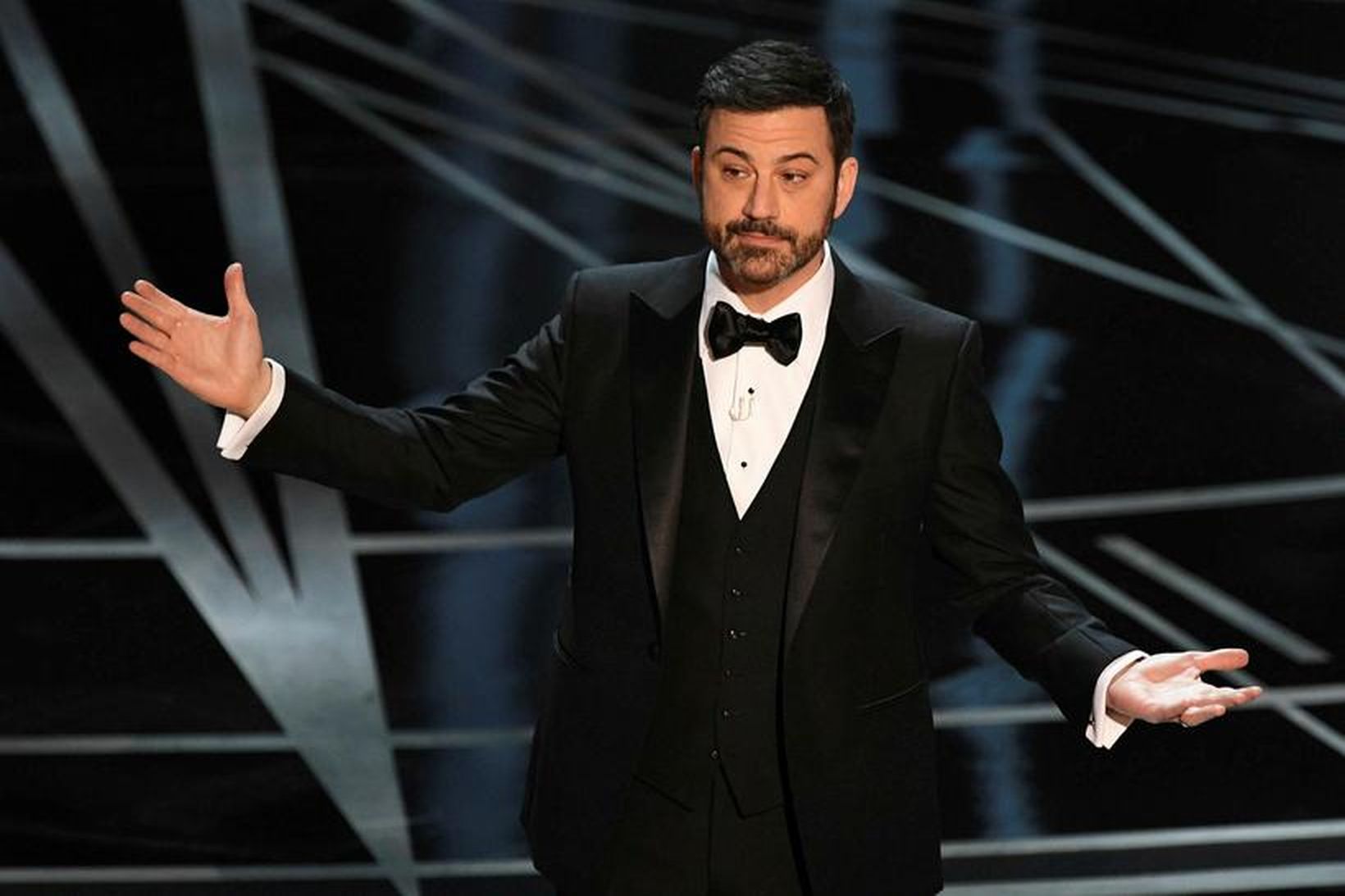 Jimmy Kimmel er einn af vinsælustu kvöldþáttastjórnendum Bandaríkjanna.