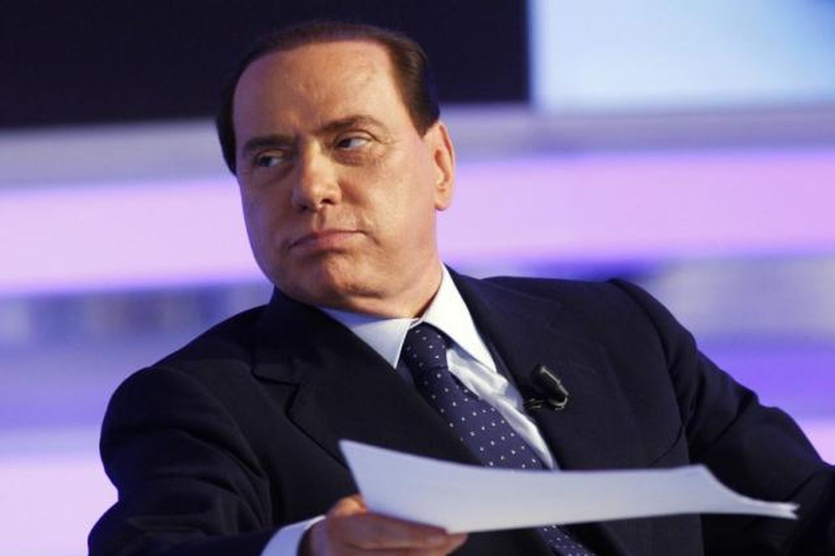 Silvio Berlusconi, forsætisráðherra Ítalíu.